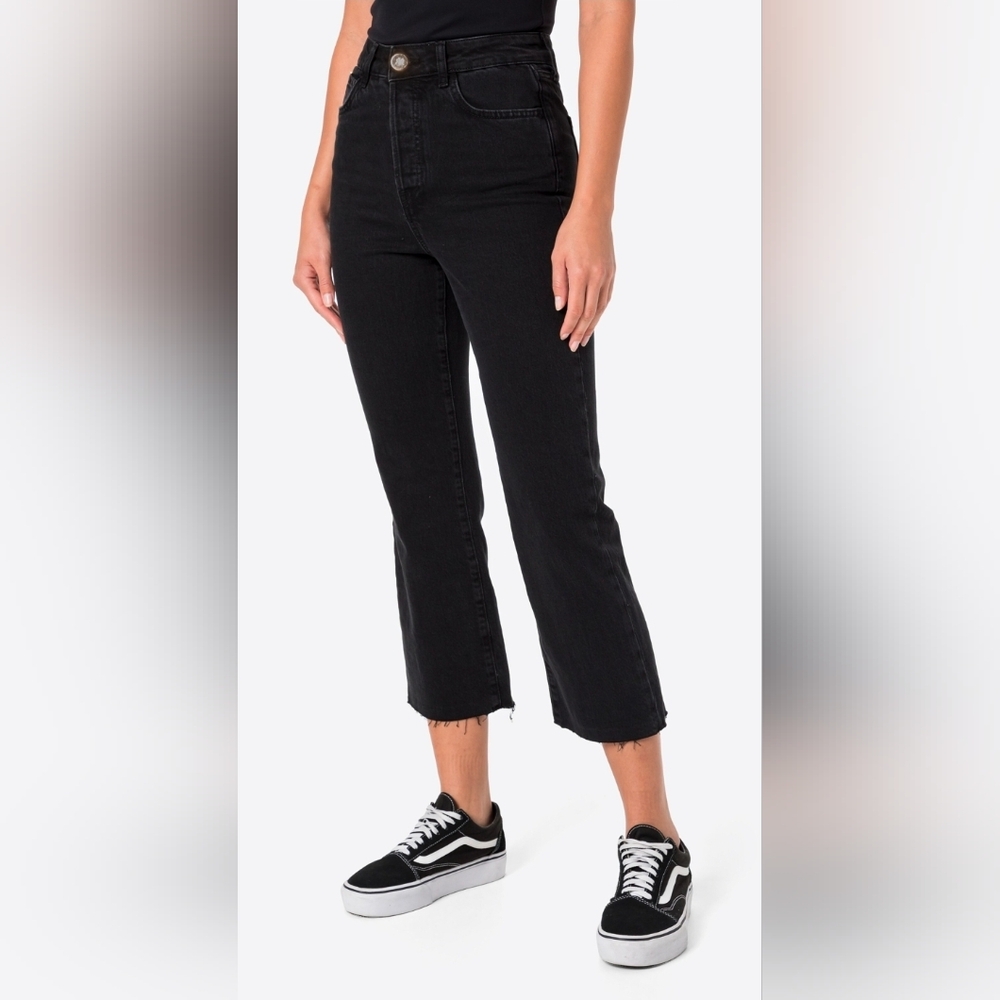 River Island Dark Ankle Cropped Jeans Size 6L